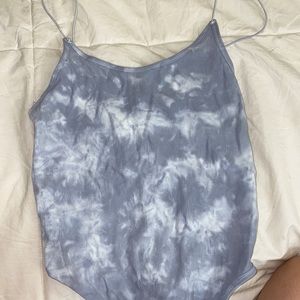 Tie dye one piece seamless cami top